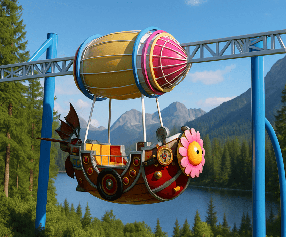 Suspended Sightseeing Car