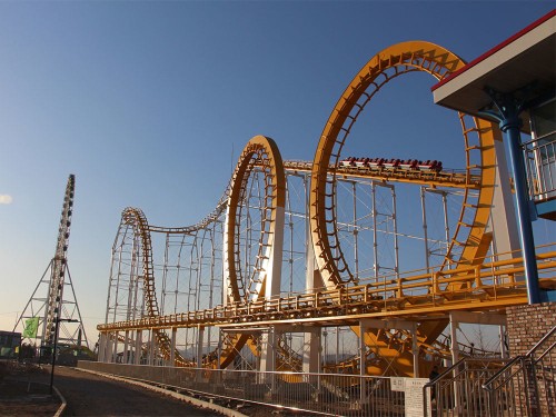 SIX Loops Roller coaster 