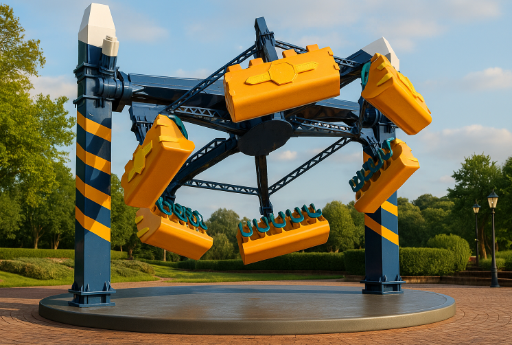 Time Gate New Amusement Ride Product Launch