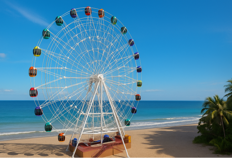 Zhipao 42m Ferris Wheel A Small Landmark That Drives Big Traffic